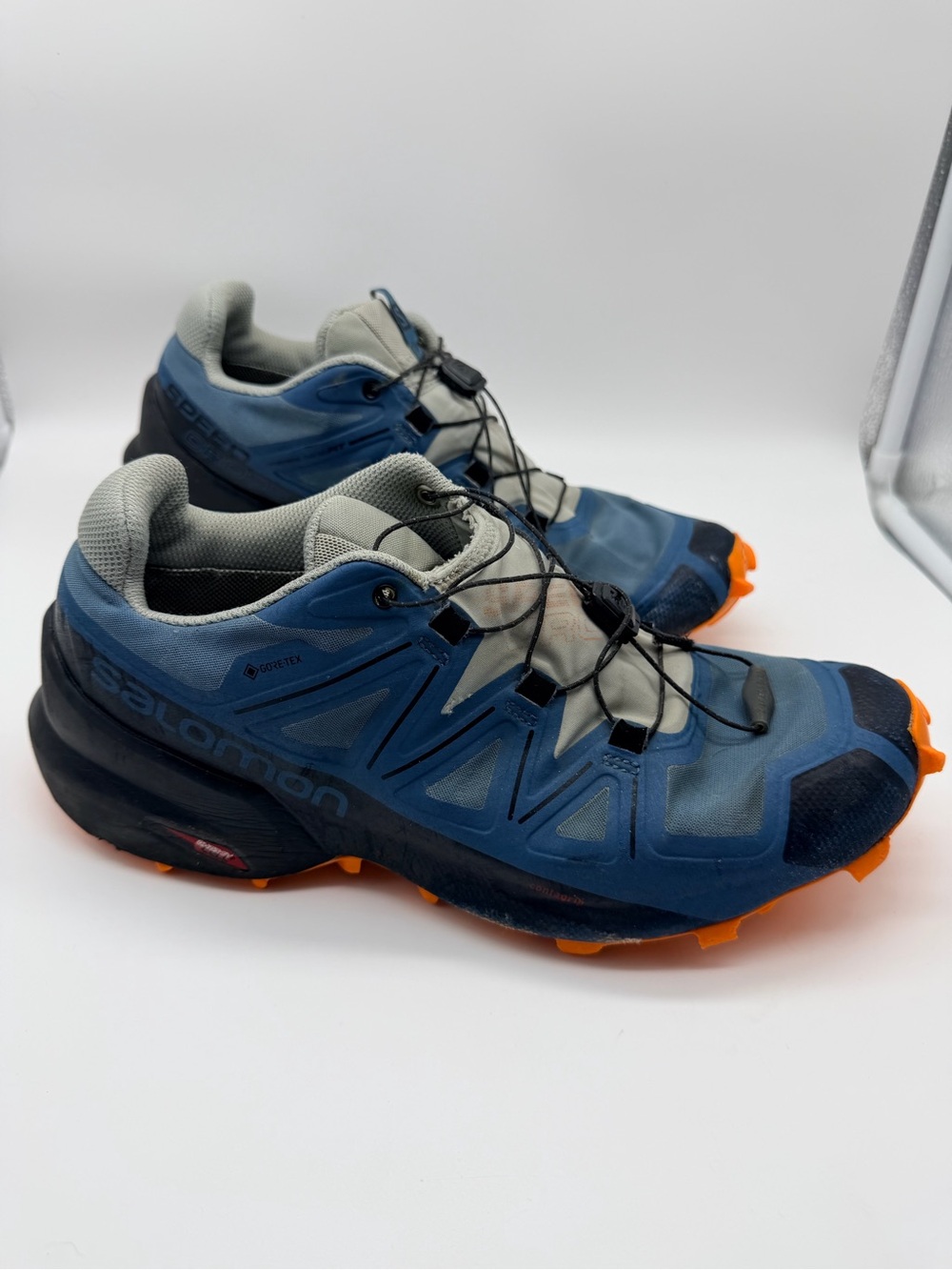 Salomon Speed Cross GTX 5 Blue and Orange Men’s 9.5